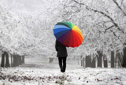 Цветотерапия - главный цвет зимы.