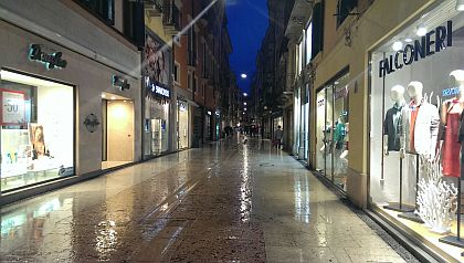 Ночная Верона. Италия.